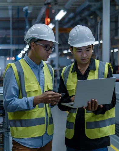 young-engineer-asian-technician-having-conversation-using-laptop-computer